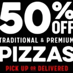 Domino’s Offers 50% Off Traditional and Premium Pizzas for a Limited Time Only
