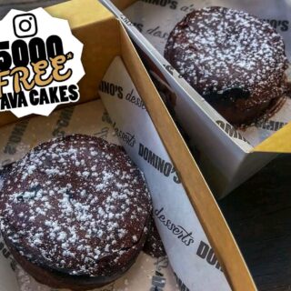 DEAL: Domino's - 5,000 Free Choc Lava Cake Giveaway on 26 October 10 DEAL: Domino's - 5,000 Free Choc Lava Cake Giveaway on 26 October 10