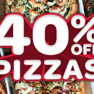 DEAL: Domino's Offers App - 40% off Traditional/Premium Pizzas (4 October) 4 DEAL: Domino's Offers App - 40% off Traditional/Premium Pizzas (4 October) 4