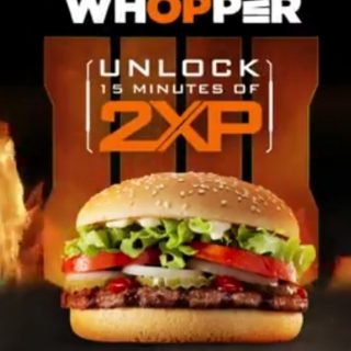 NEWS: Hungry Jack's Black Whopper with Black Ops 4 Double XP 1