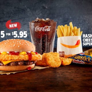 DEAL: Hungry Jack's 5 for $5.95 Hash Brown Cheeseburger Super Stunner 4 DEAL: Hungry Jack's 5 for $5.95 Hash Brown Cheeseburger Super Stunner 4