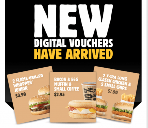 DEAL: New Hungry Jack's Digital Vouchers 3