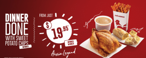 DEAL: Red Rooster $19.95 Dinner Done with Sweet Potato Chips 1