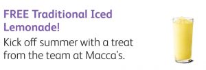 DEAL: McDonald’s - Free Small Iced Lemonade with mymacca's app (1 December) 3