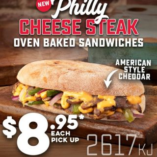 NEWS: Domino's Philly Cheesesteak Oven Baked Sandwich 1
