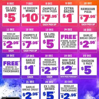 DEAL: Domino's Hottest Offers of Summer in December 10