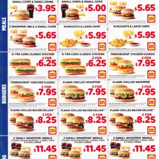 DEAL: Hungry Jack's Vouchers valid until 1 April 2019 2