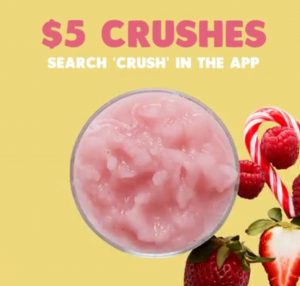 DEAL: Boost Juice App - $5 Crushes on Tuesday 8 January 2019 8