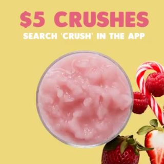 DEAL: Boost Juice App - $5 Crushes on Tuesday 12 March 2019 10