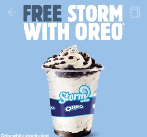 DEAL: Hungry Jack's App - Free Oreo Storm 1