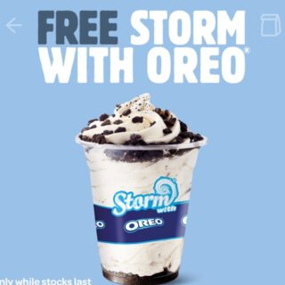 DEAL: Hungry Jack's App - Free Oreo Storm 5 DEAL: Hungry Jack's App - Free Oreo Storm 5