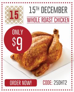 DEAL: Red Rooster - $9 Whole Roast Chicken (15 December - 25 Days of Christmas) 3