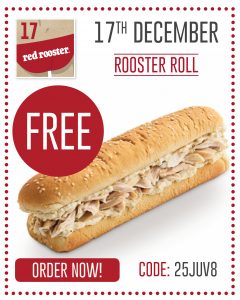 DEAL: Red Rooster - Free Rooster Roll (17 December - 25 Days of Christmas) 3