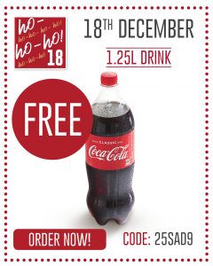 DEAL: Red Rooster - Free 1.25L Drink (18 December - 25 Days of Christmas) 3