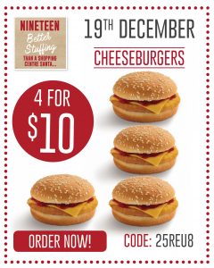 DEAL: Red Rooster - 4 Cheeseburgers for $10 (19 December - 25 Days of Christmas) 3