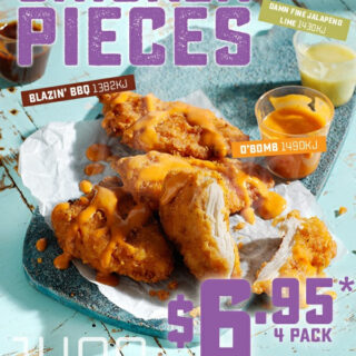 NEWS: Domino's Chicken Pieces with New O'Bomb, Jalapeño Lime and BBQ Sauces 7