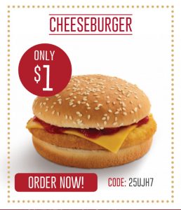 DEAL: Red Rooster - $1 Cheeseburger Delivered (10 December - 25 Days of Christmas) 3