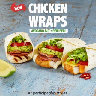 NEWS: Hungry Jack's New Chicken Wraps (Avocado BLT or Peri Peri) 7 NEWS: Hungry Jack's New Chicken Wraps (Avocado BLT or Peri Peri) 7