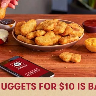 DEAL: KFC - 24 Nuggets for $10 is back 3