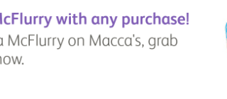 DEAL: McDonald's - Free McFlurry with Any Purchase using mymacca's app (New Users) 1