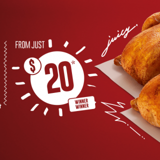 DEAL: Red Rooster - 2 Whole Roast Chickens for $20 1
