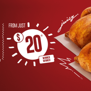 DEAL: Red Rooster - 2 Whole Roast Chickens for $20 10 DEAL: Red Rooster - 2 Whole Roast Chickens for $20 10