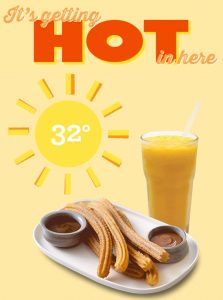 DEAL: San Churro - Free Cold Drink with Churros purchase when it's 32°C 3