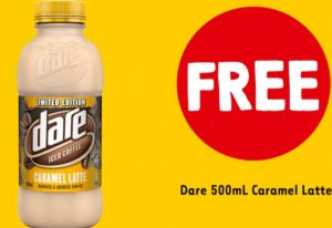 DEAL: 7-Eleven App – Free 500ml Dare Caramel Latte (22 January) 5