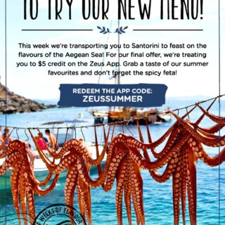 DEAL: Zeus Street Greek - Free $5 Credit on App 8