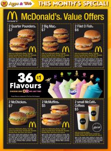 DEAL: McDonald's Vouchers valid February & March 2019 (Selected NSW Stores) 11