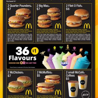 DEAL: McDonald's Vouchers valid February & March 2019 (Selected NSW Stores) 7