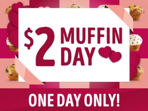 DEAL: Muffin Break - $2 Muffins on 14 February 2019 3