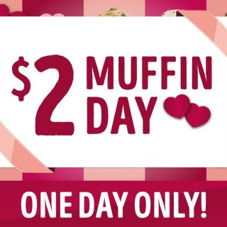 DEAL: Muffin Break - $2 Muffins on 14 February 2019 2