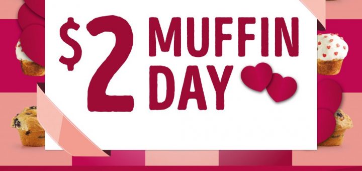 DEAL: Muffin Break - $2 Muffins on 14 February 2019 9