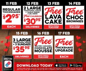 DEAL: Domino's Sweet Treats Week (11 - 17 February 2019) 13 DEAL: Domino's Sweet Treats Week (11 - 17 February 2019) 1