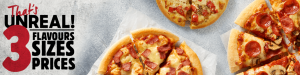 DEAL: Pizza Hut - 3 Pizzas + 3 Sides for $36.95 Pickup or $39.95 Delivered 9