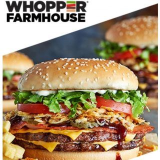 NEWS: Hungry Jack's Whopper Farmhouse (Single, Double or Triple) 3