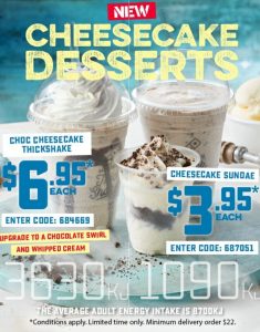 NEWS: Domino's Cheesecake Thickshake & Cheesecake Sundae 3