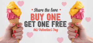 DEAL: Gelatissimo - Buy One Get One Free Gelato on 14 February 2019 1