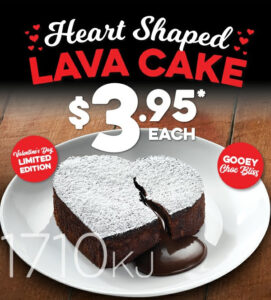 NEWS: Domino's Heart Shaped Choc Lava Cake 13 NEWS: Domino's Heart Shaped Choc Lava Cake 1