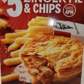 DEAL: KFC - $5 Zinger Pie & Chips (SA) 2
