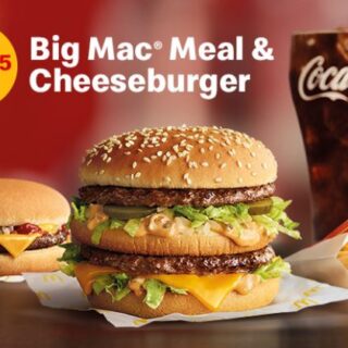 DEAL: McDonald’s - $5.95 Small Big Mac Meal + Cheeseburger (selected stores) 1