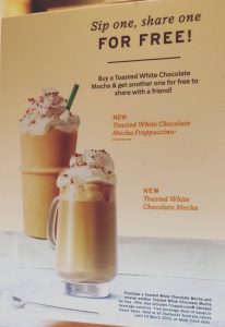 DEAL: Starbucks - Buy One Get One Free Toasted White Chocolate Mocha Frappuccino (until 19 March) 9