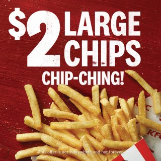 DEAL: KFC $2 Large Chips (SA Only) 7