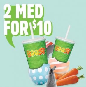 DEAL: Boost Juice - 2 Medium Boosts for $10 in NSW/VIC/WA (until 22 April 2019) 9