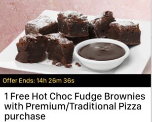 DEAL: Domino's - Free Choc Fudge Brownies with Traditional/Premium Pizza (18 April) 13 DEAL: Domino's - Free Choc Fudge Brownies with Traditional/Premium Pizza (18 April) 1