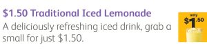 DEAL: McDonald's $1.50 Traditional Iced Lemonade with mymacca's app (until April 29) 3