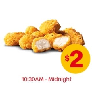 DEAL: McDonald's - 10 Chicken McBites for $2 3