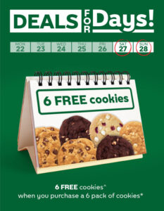 DEAL: Subway - Buy 6 Cookies Get 6 Cookies Free (27-28 April 2019) 8 DEAL: Subway - Buy 6 Cookies Get 6 Cookies Free (27-28 April 2019) 1