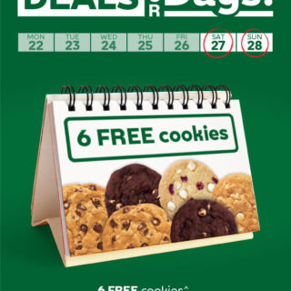 DEAL: Subway - Buy 6 Cookies Get 6 Cookies Free (27-28 April 2019) 9 DEAL: Subway - Buy 6 Cookies Get 6 Cookies Free (27-28 April 2019) 9